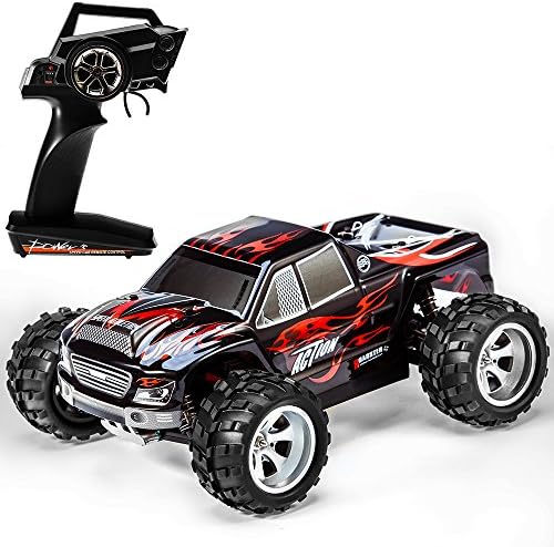 Distianert 1:18 Scale 4WD High Speed 45KM/H RC Cars Off Road Vehicle Truck 2.4G Radio Remote Control Racing Cars Electric Fast Race Buggy Hobby Car