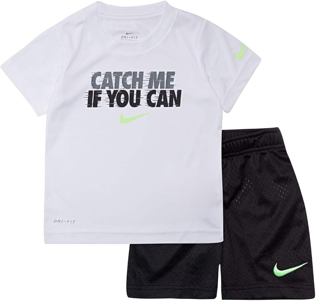 black nike short set