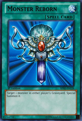 Yu-Gi-Oh! - Monster Reborn (BP02-EN128) - Battle Pack 2: War of the Giants - 1st Edition - Rare