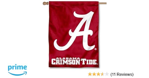 Amazon Com University Of Alabama A Logo House Flag Banner