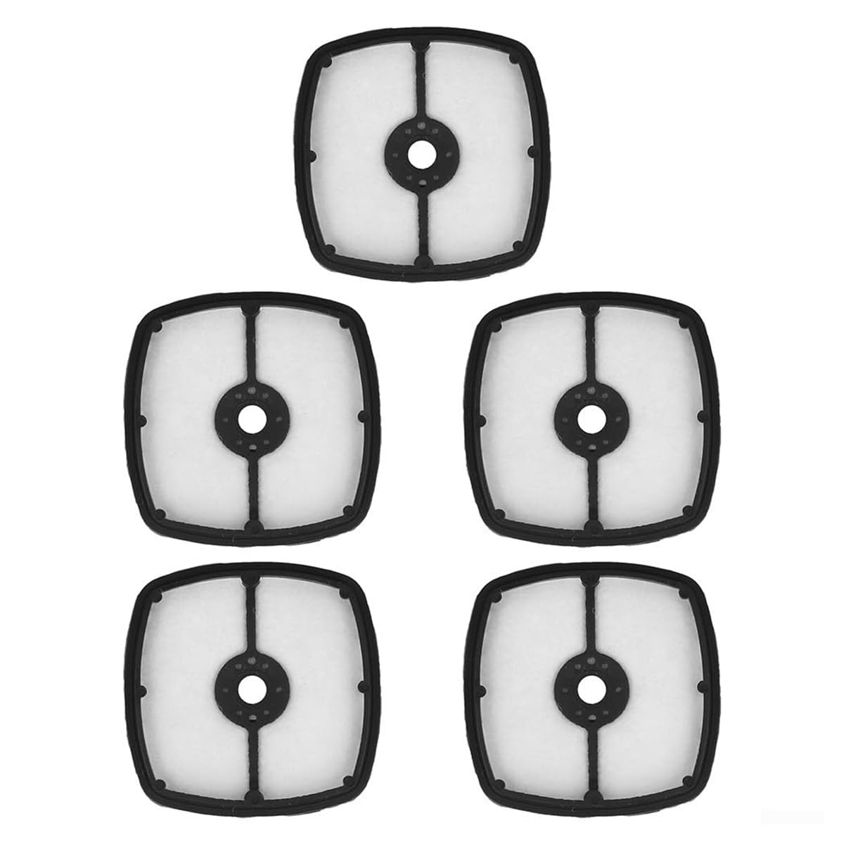 CENPEK 5 Pcs Air Filter Standard Lawn Mower Air Filter, Trimmer/Blower Air Particle Filter Mesh Cotton Fit For Echo ES250 HC2400 PB200 SRM231 EDR260 PE200 PB250 PPT265