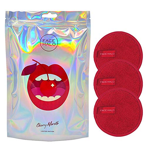 Face Halo Reusable Makeup Remover Pads, Round Makeup Remover Pads for