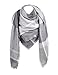 Cozy Checked Plaid Blanket Scarf - Soul Young Tartan Stylish Cape Wrap Shawl for Women and Men(One Size,Grey)