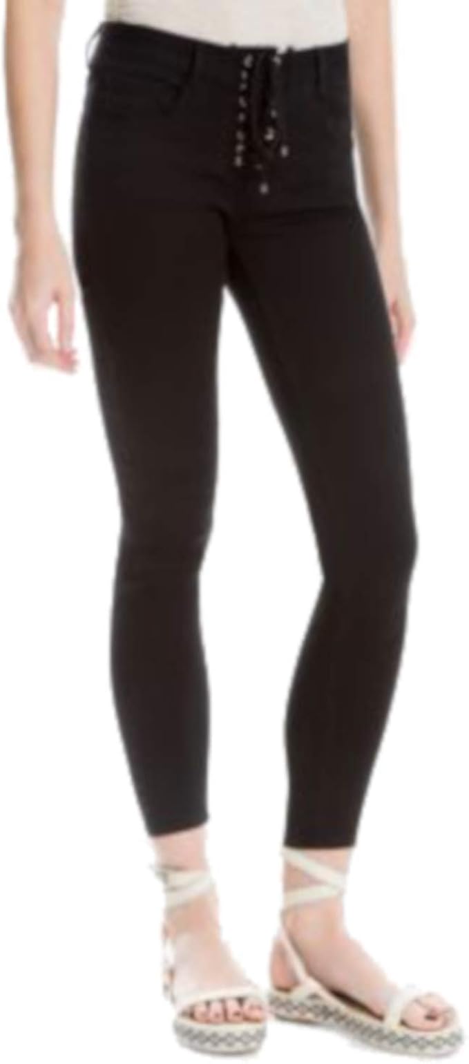 lace up skinny jeans