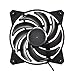 Cooler Master MasterFan Pro 120 Air Balance- 120mm Hybrid Black Case Fan, Computer Cases CPU Coolers and Radiators