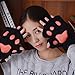 Arshiner Women Cat Bear Paw Claw Soft Winter Gloves