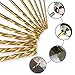 COMOWARE Left Hand Drill Bit Set, 13 Piece High Speed Steel With Titanium Coating -Size (1/16