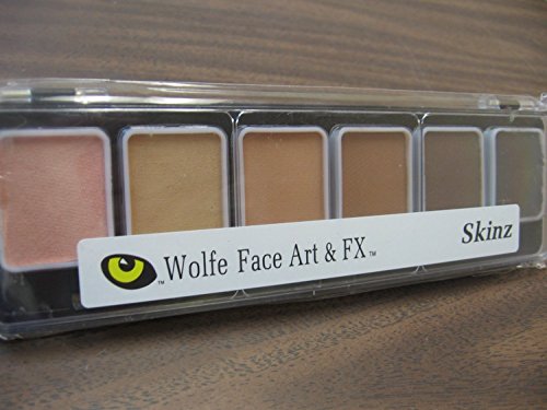 Wolfe 6 Color Palette/Face Paint Kit (Skinz)