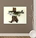 Wallmonkeys Large Mouth Bass Mounted Wall Decal Peel and Stick Graphic WM255711 (18 in W x 13 in H)