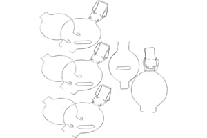 ROMISBABA 4pcs Heavy-Duty Stainless Steel Spring Sealing Buckles for Glass Jars Airtight Food Storage Wide