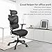Argomax Black High Back Desk Computer Task Home Executive Ergonomic Leather Mesh Office Chair