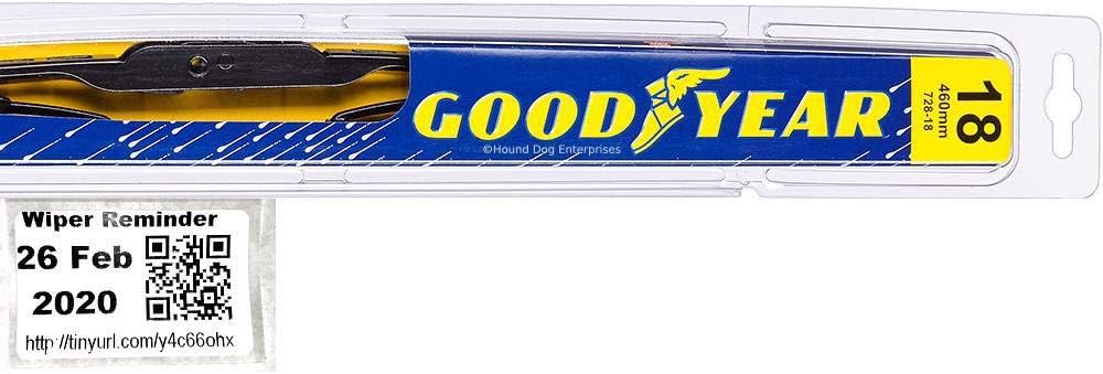 Passenger Windshield Wiper Blade for 2005-2015 Nissan Xterra & Reminder Sticker (Premium)