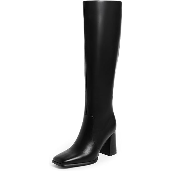 汐鹿ページ Amazon.com | XIEDA Black Knee High Boots for Women Platform