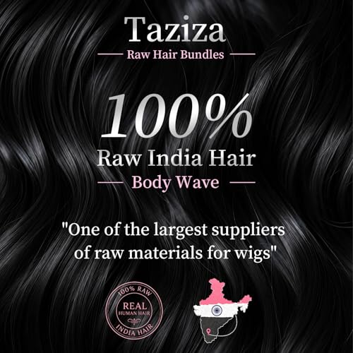 18A Human Hair Bundles 3 Bundles 22 24 26 Inch Body Wave Bundles Human Hair, 100% Weave Bundles Human Hair, No Tangle No Shedding Reusable Natural Color for Women