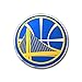 FANMATS 60430 Golden State Warriors Heavy Duty Aluminum Embossed Color Emblem