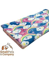 Guinea Pig Fleece Cage Liner for Midwest Habitat | Guinea Pig Bedding | Guinea Pig Fleece | Rainbows