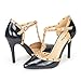 DREAM PAIRS ROCKSTAR-P Women's D'Orsay Style Metal Studs Pointy Pumps Classic Stiletto Heel Shoes New