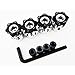 Hot Racing WH17HS01 Hex Hub Adapters 12mm to 17mm W/ 6mm Offset