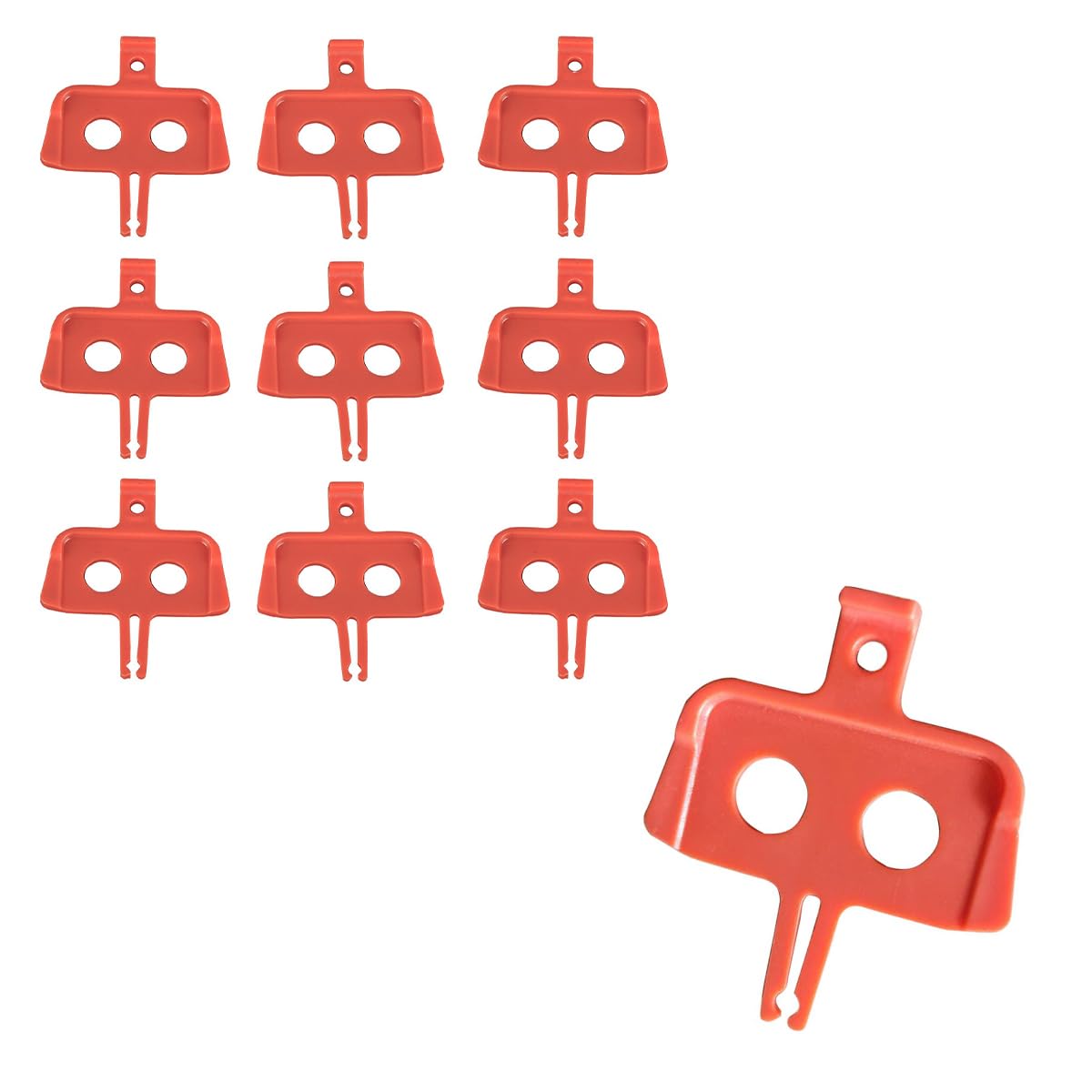 Alnicov 10PCS Disc Brake Spacer for MTB Brake Pads Mountain Bike Oil Disc Protection Clip