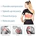 Shoulder Brace for Women and Men - Left or Right Shoulder Support Brace for Rotator Cuff AC Joint Dislocated Shoulder - Adjustable Neoprene Compression Shoulder Sleeve