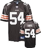 Andra Davis Youth Jersey: Reebok Brown Replica #54 Cleveland Browns Jersey