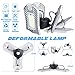 Tanbaby Deformable LED Garage Lights 80W Tribright Garage Light LED Garage Lighting 8000lm LED Garage Ceiling Lights LED Shop Lights for Garage, Warehouse, Workshop, Basement