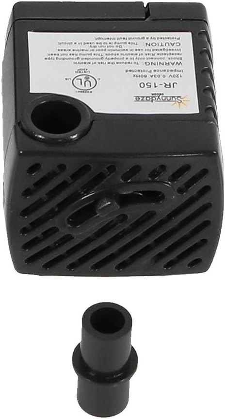 Sunnydaze 40 GPH Submersible Electric Pump for Hydroponics, Aquaponics, Small Fountains, and Aquariums, 120 Volts: Sunnydaze Decor: Home & Kitchen