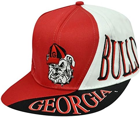 NCAA GEORGIA BULLDOGS OLD SCHOOL SNAPBACK FLAT BILL HAT