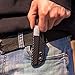 Adjustable Pocket Clip/Belt Holster for JUUL Vape E-Cig Kydex Holder Sleeve Cover Carrying Case | Made in The USA - Device Not Included
