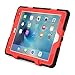 IPad Air 2 Case,IPad 6 Case,Aceguarder New Design[Waterproof][Shockproof][Scratchproof][Drop Resistance]Protective Cover Case With Kickstand For IPad Air2/IPAD6 (2015) (Black-Red)