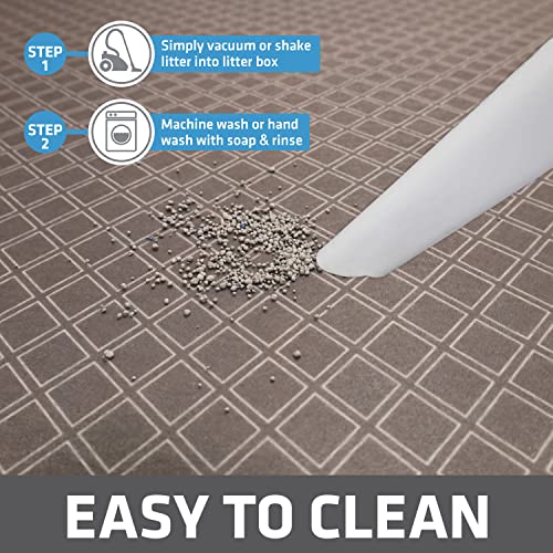 Drymate Original Cat Litter Mat, Contains Mess from Box for Cleaner
