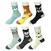 Wrapables® Peek A Boo Animal Non-Skid Toddler Socks (Set of 6), Bears and Buddies (Small)