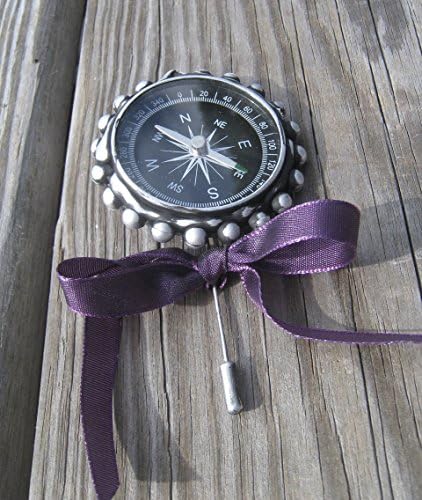 Men's boutonniere Men's suits-Men's Gift -Boutonnieres -Steampunk style- Compass-Man gift