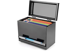 Pencil Dispenser for Classroom, Stainless Steel Pencil Holder,Teacher Classroom Supplies Must Have School Organization Storag