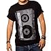 Makaya Men's Hip Hop T-Shirt Dj Mix Tape Black Size L