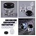 BENECREAT 10 Pack Luxury Mini Diamond Shape Loose Powder Bottle Empty Powder Case- Travel Cosmetic Glitter Powder Eye Shadow Powder Box Pots Bottles With Sifter and Lids