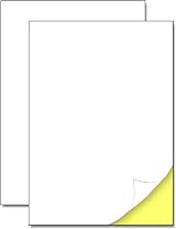 TownStix A4 White Sticker Paper Labels 210 x 297mm 150 Sheets One Per Sheet