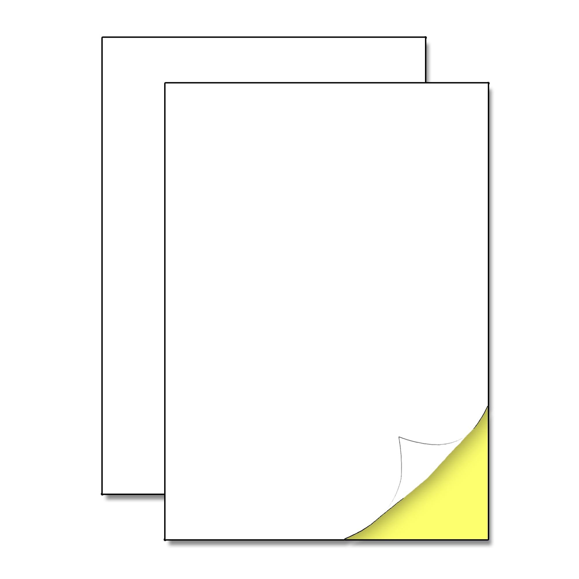 210 x 297mm, 150 Sheets, A4 White Sticker Paper Labels, Laser/Inkjet Printing - 1 per Sheet