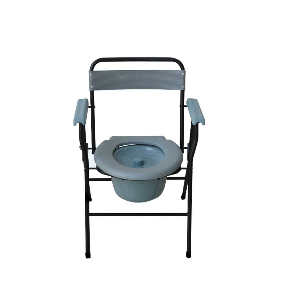 Commode Chair Old Man Toilet Chair Folding Mobile Toilet Seat ( Size