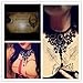 MEiySH Black Lace Gothic Lolita Pendant Choker Necklace Earrings Set (Style 001)