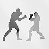 Decal Stickers of Boxers Boxing Silhouette S