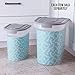Paw Prints 37914 15 lb. Bones Design Plastic Pet Food Bin, 12.5