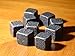 WHISKEY ROX - BLACK WHISKEY STONES (Set of 9) - Natural Polished Black Granite Stone - Reusable Scotch Rocks - Premium Whisky Chilling Cubes - Better Than Ice - BONUS: Gift Box+Velvet Pouch