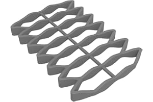 SundiooK Silicone Roasting Rack for Oven, Non-Stick Cooling Rack for Cooking and Baking, Easy to Clean Dishwasher Safe, 23.3 