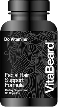 Vitabeard Facial Hair Supplement Beard Growth Vitamins Vegan Non Gmo 3rd Party Tested For Men 90 Capsules By Do Vitamins Amazon De Health Personal Care