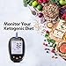 FORA 6 Connect KT20 Bluetooth Blood Ketone Testing Meter Kit to Monitor Your Keto Low Carb Diet and Nutritional Ketosis via Smartphone App,1 Meter, 1 Lancing, 100 Lancets, 20 Ketone Strips, Carry Case