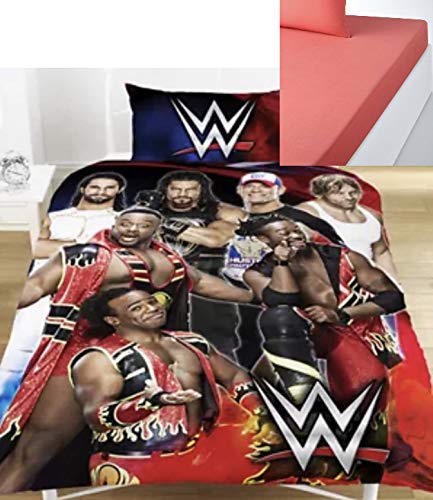 Wwe Legends Super 7 Single Bed Duvet Cover Pillowcase Set Free Fitted Sheet Reversible Multicoloured Poly Cotton Material Wrestling Bed Set Buy Online In Zambia At Zambia Desertcart Com Productid 99730250