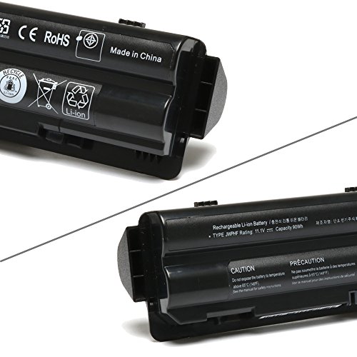 11.1V 90WH New Laptop Battery for Dell XPS 14 (L401X)/15 (L501X)/15 (L502x)/17 (L701X)/L702X ; Laptops Compatible P/N:312-1123 312-1127 453-10186 J70W7 JWPHF R795X WHXY3
