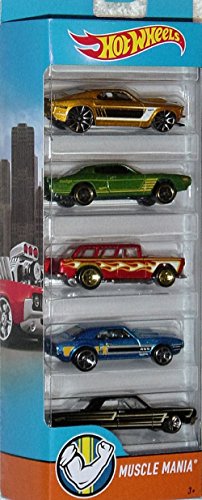 UPC 074299018060, Hot Wheels, 2016 Muscle Mania 5-Pack