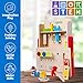 USA Toyz Wooden Workbench and Tools for Kids - 36Pc Wooden Toys w/ Folding Kids Work Bench Table